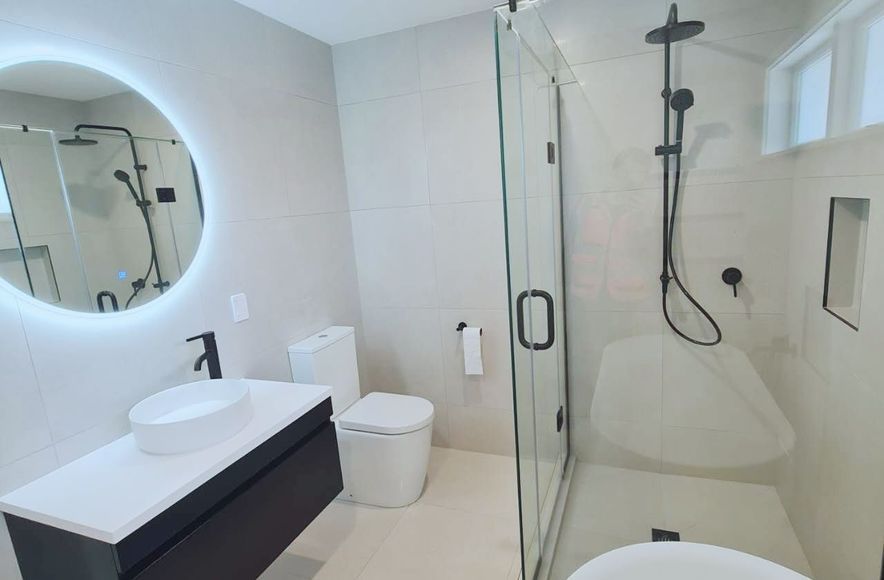 Modern Oasis – Meadowbank Main Bathroom Transformation