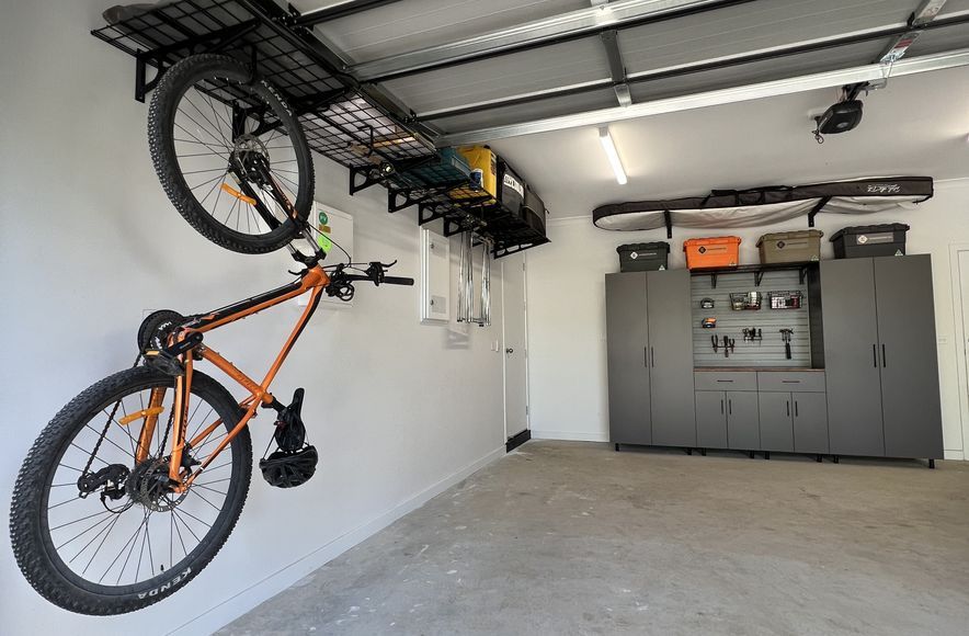 A father's dream garage, the ultimate playground.