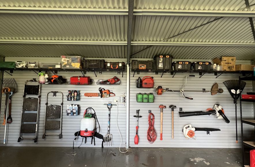 From Clutter to Chic: Shed Storage Revamp