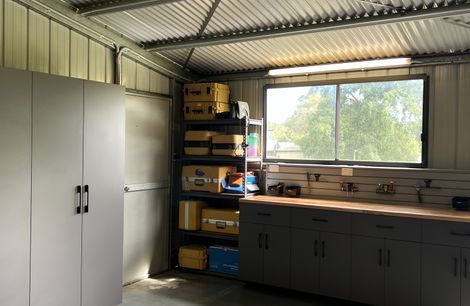 From Clutter to Chic: Shed Storage Revamp
