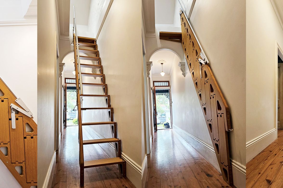 Project Spotlight: Transforming a Sydney Hallway with a Sleek Folding Staircase