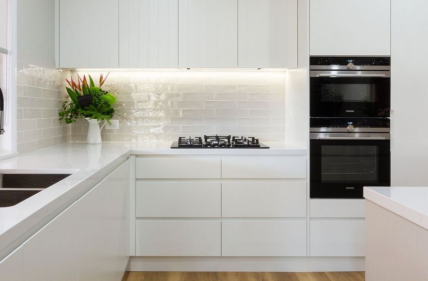 Modern White Kitchen, Kellyville