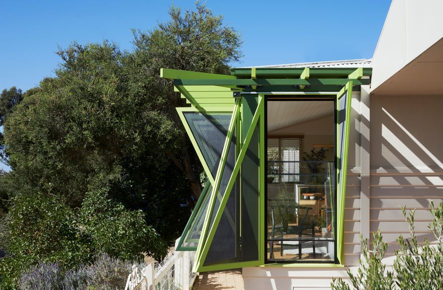 Green Shutter House
