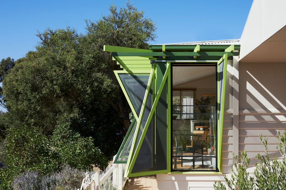 Green Shutter House