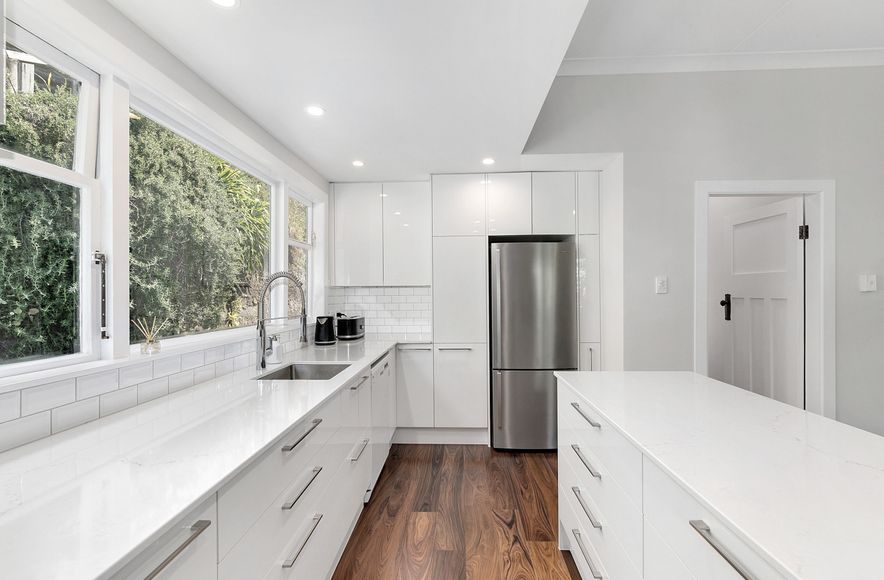 A Modern, Social Kitchen and Dining Room, in Brooklyn, Wellington