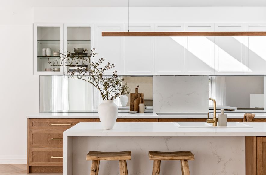 The Spanish Mission Coogee Home x Touch Handles - Kitchen