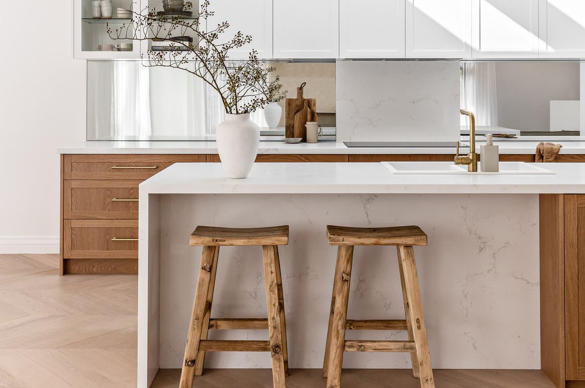 The Spanish Mission Coogee Home x Touch Handles - Kitchen