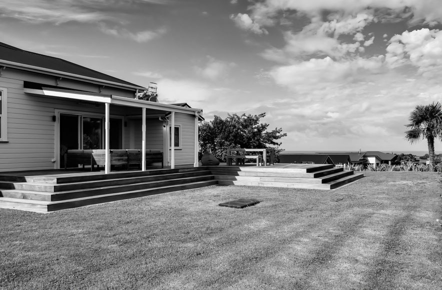 Villa Deck and Bathrooms
