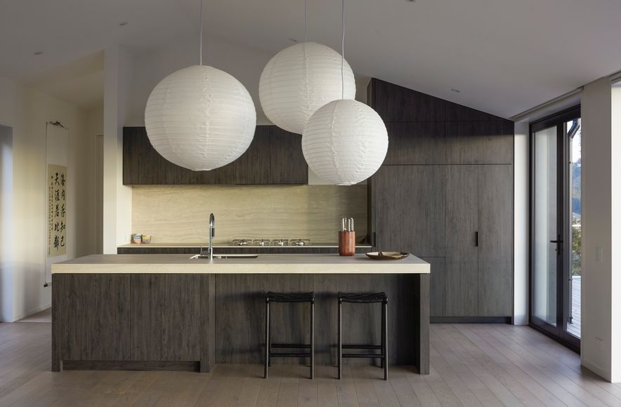 Yoke Architecture, Neolith Strata Argentum Kitchen