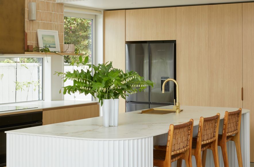 Elegant Kitchen and Living