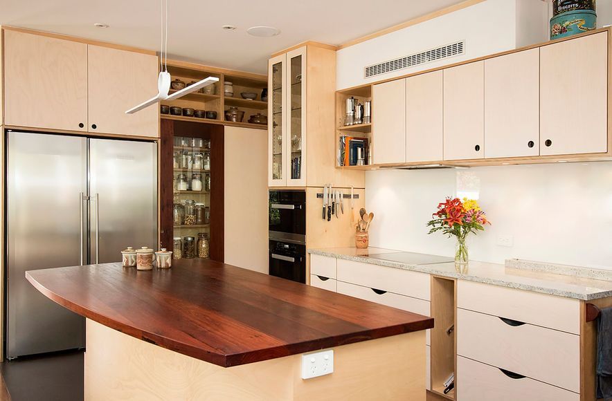 Recycled Jarrah & Plywood Kitchen