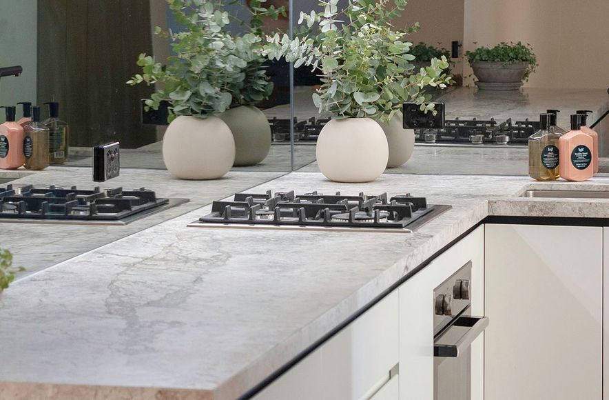 Contemporary Limestone Kitchen, Waterloo