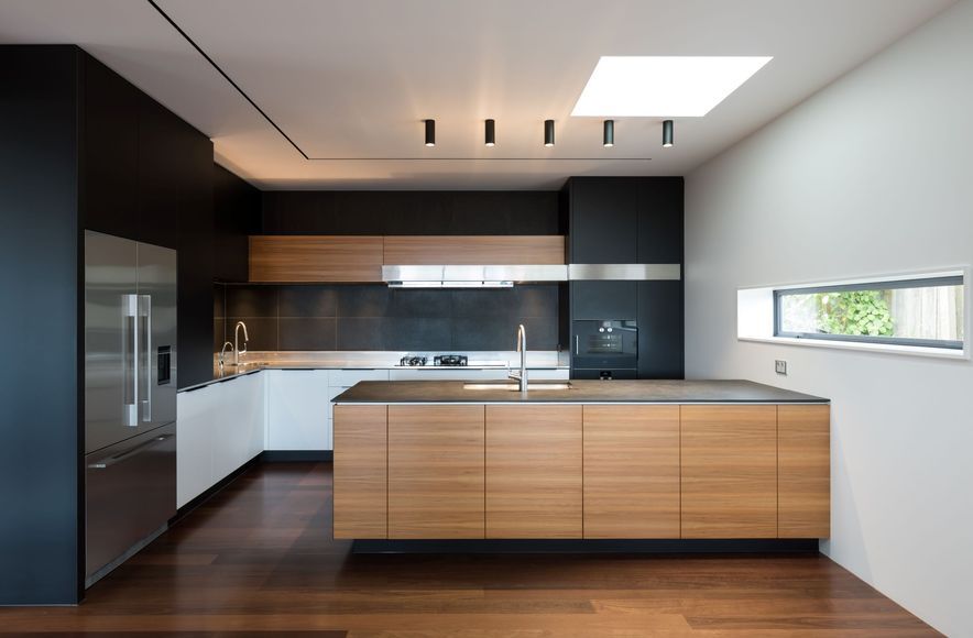NZ Heart Rimu kitchen statement