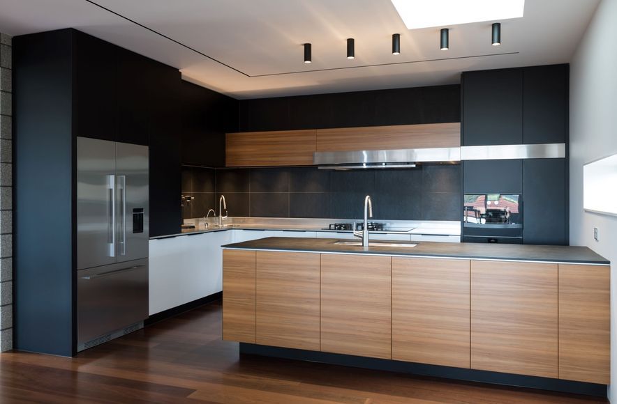 NZ Heart Rimu kitchen statement