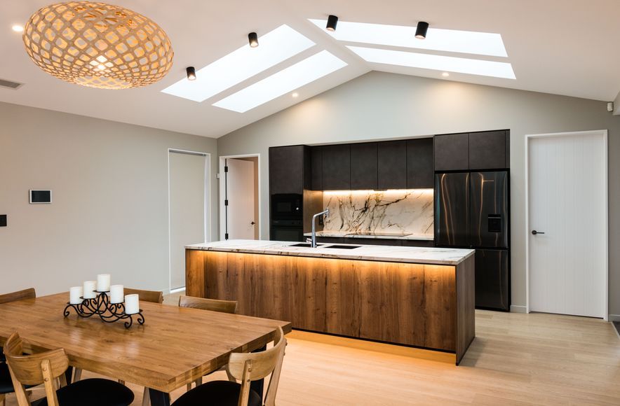 New Build Kitchen - Warm Timber Tones and Lux Finishes