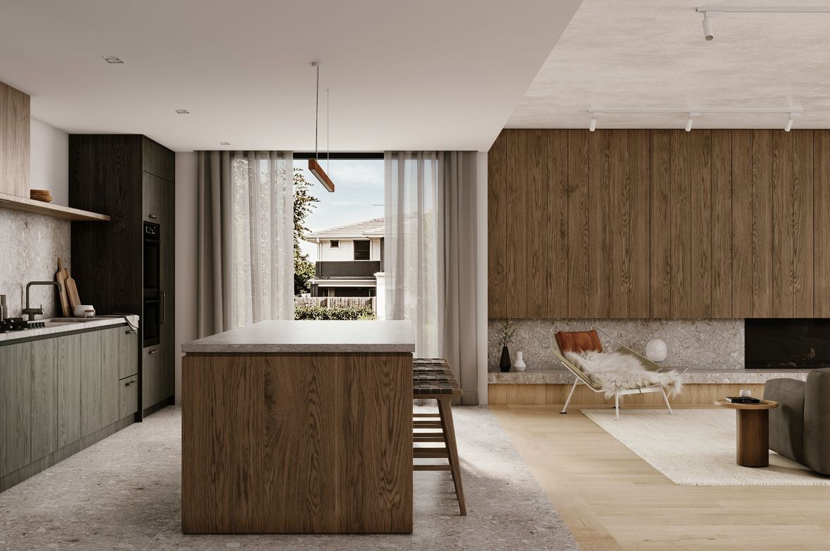 Black Oak & Walnut Residence