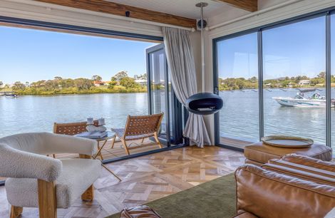 Set Sail On The French Martini Houseboat - QLD