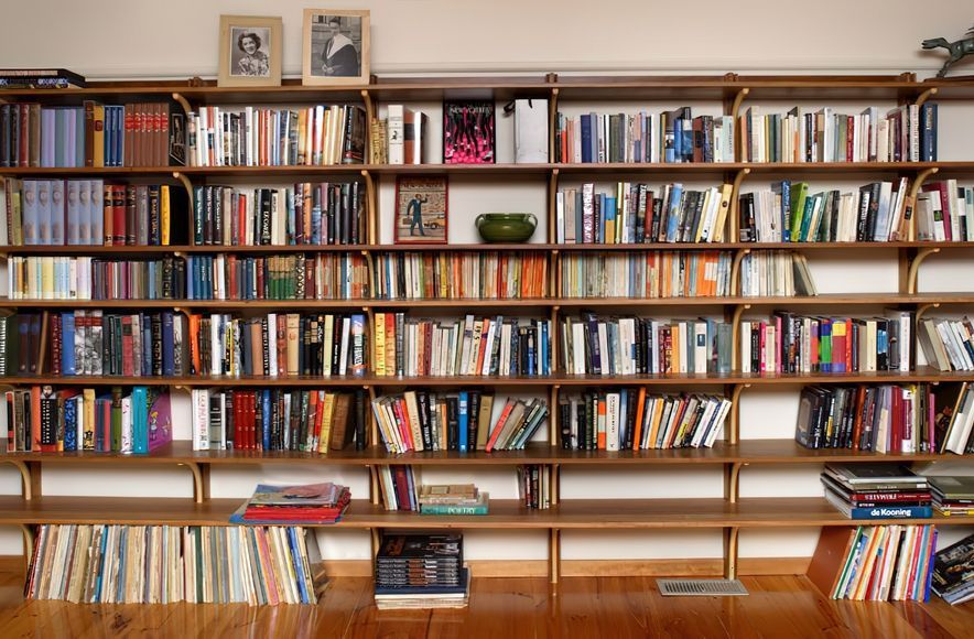 Recycled Timber Bookshelves