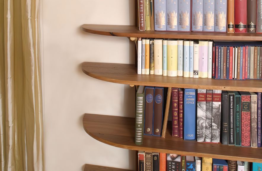 Recycled Timber Bookshelves