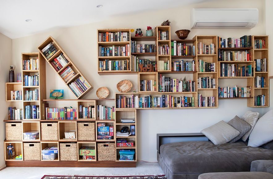 Quirky Bamboo Bookshelves