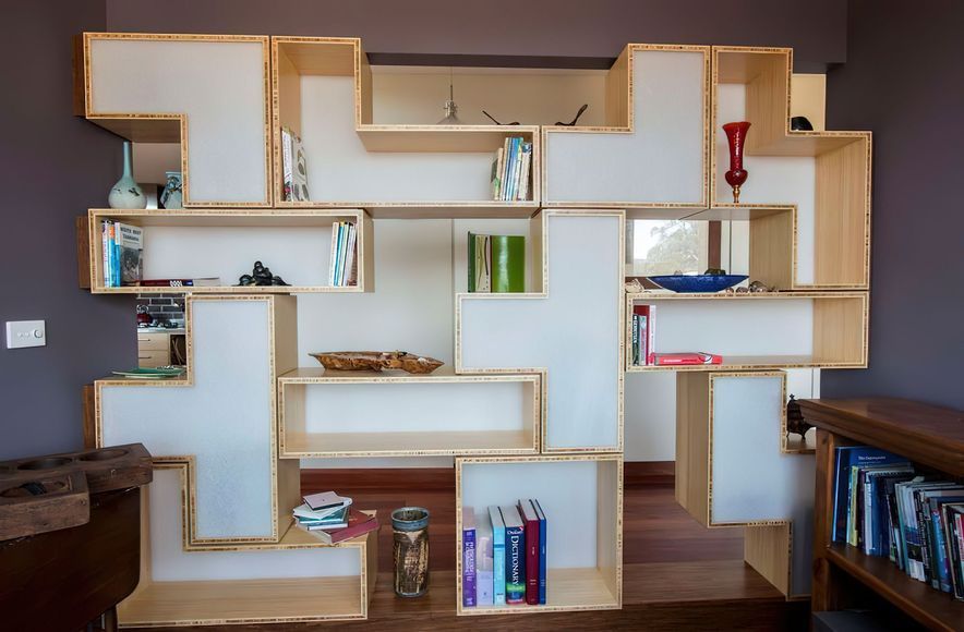 Tetris Bamboo Bookshelves