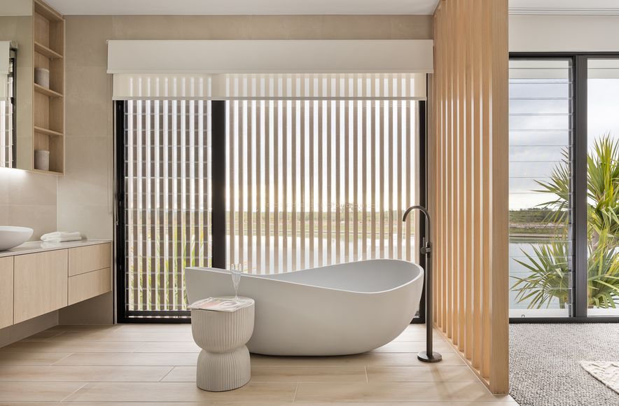Modern coastal bathrooms
