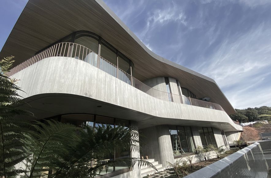 Bronze Balustrade - Waiheke Architecturally Designed Home