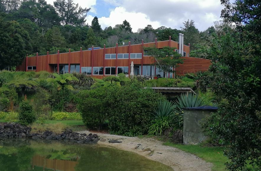Sandspit cedar house