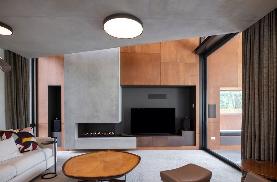 Concrete Copper Home