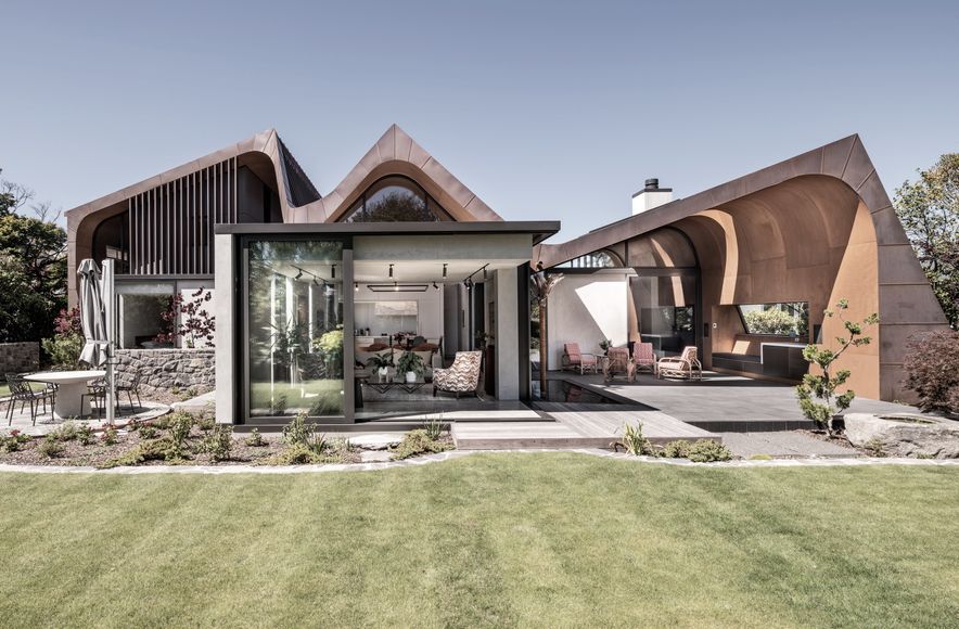 Concrete Copper Home