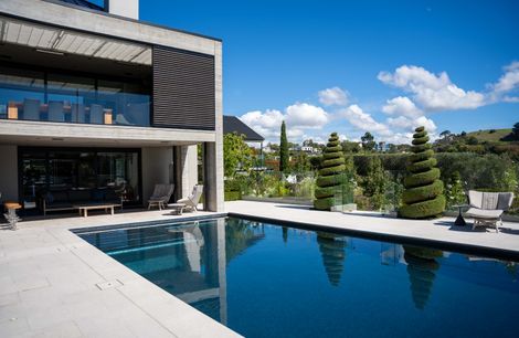 Fully tiled mosaic pool