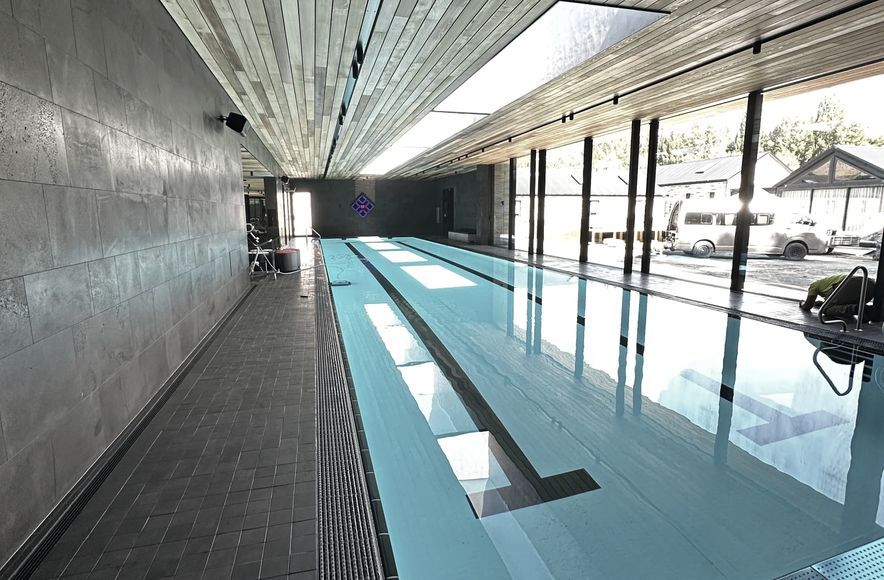 Pool tiling at Speargrass Flat Rd