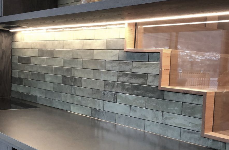 Kitchen and Laundry splashbacks - Kelvin Heights