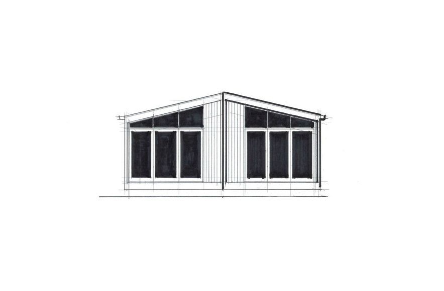 Sleepout - Split Gable - 30m2