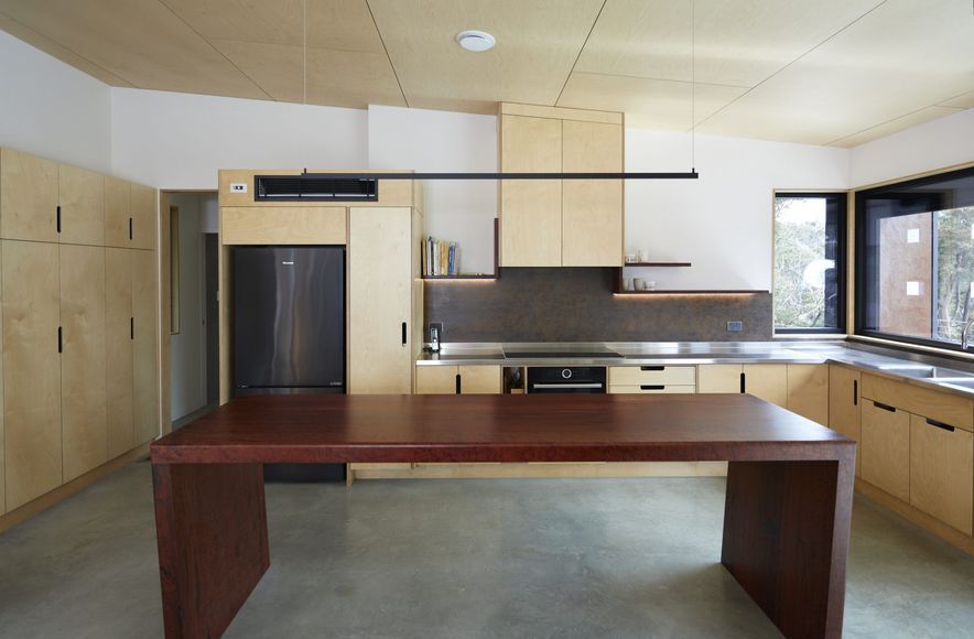 Plywood and Redgum Kitchen Joinery