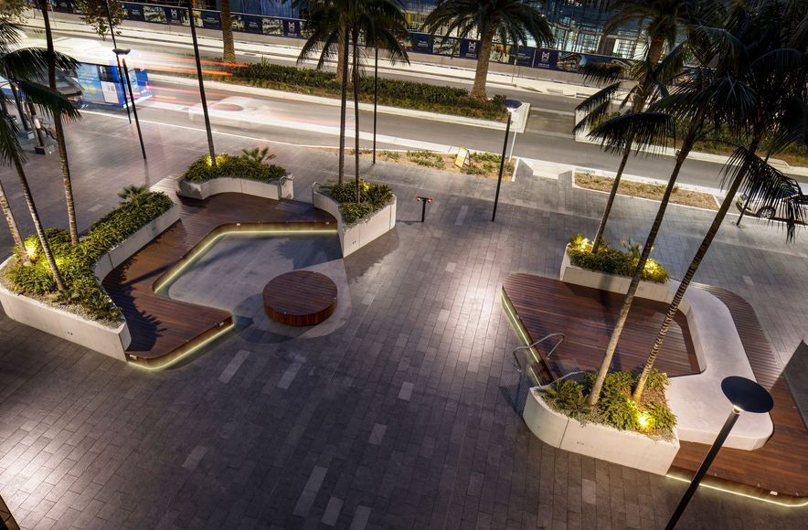 Wentworth Point Library Forecourt