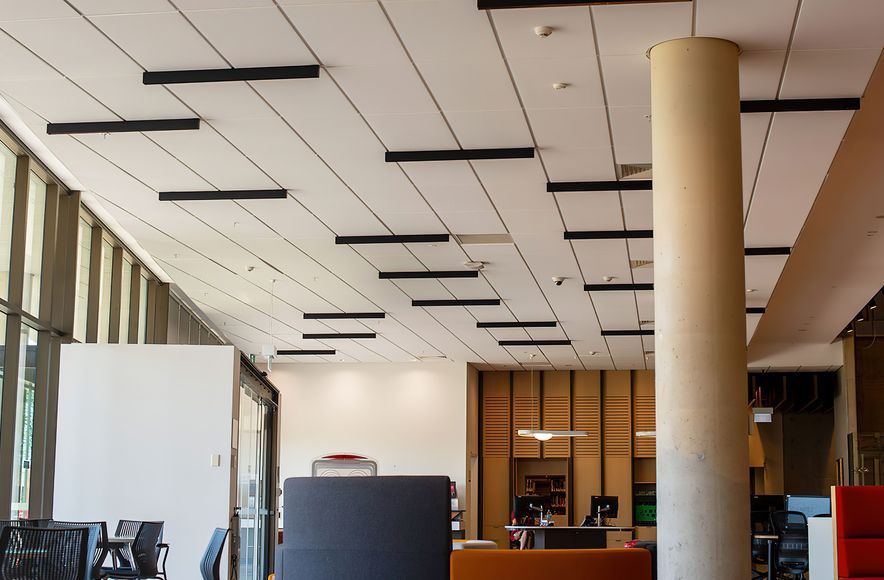 WSU Library Entrance Lighting