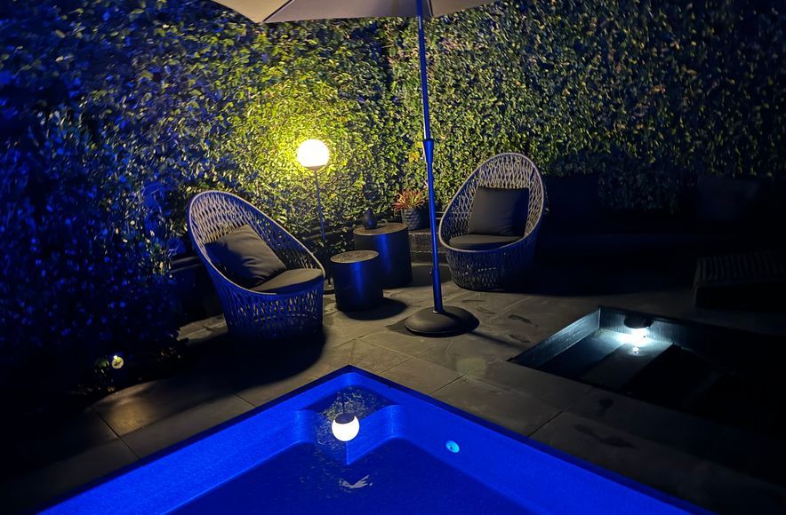 Urban Oasis: Where a Small Pool Creates Big Relaxation