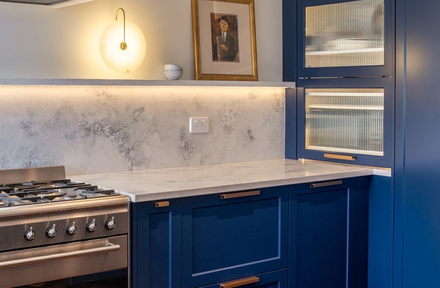 Making a Statement in Blue!