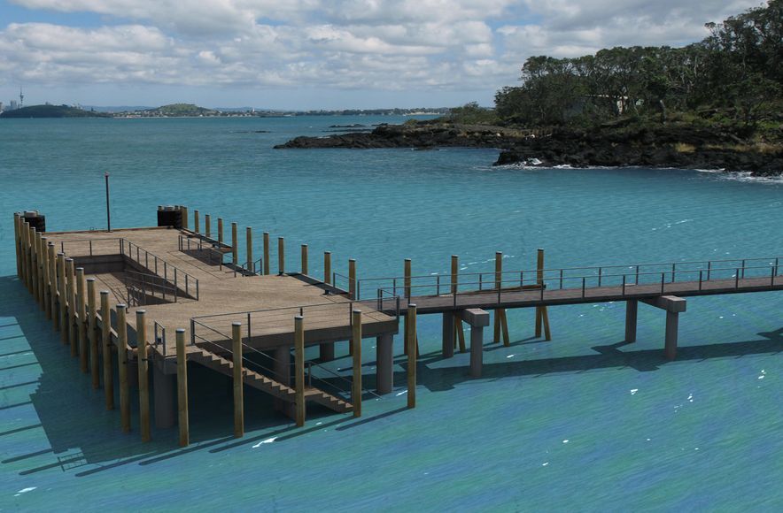 Rangitoto Island Wharf