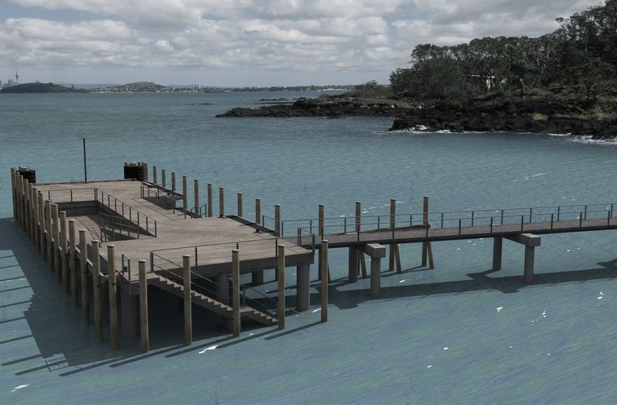 Rangitoto Island Wharf