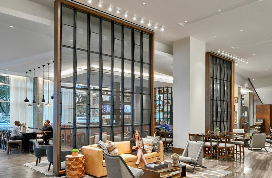 Space Dividers create Zones in Open Plan