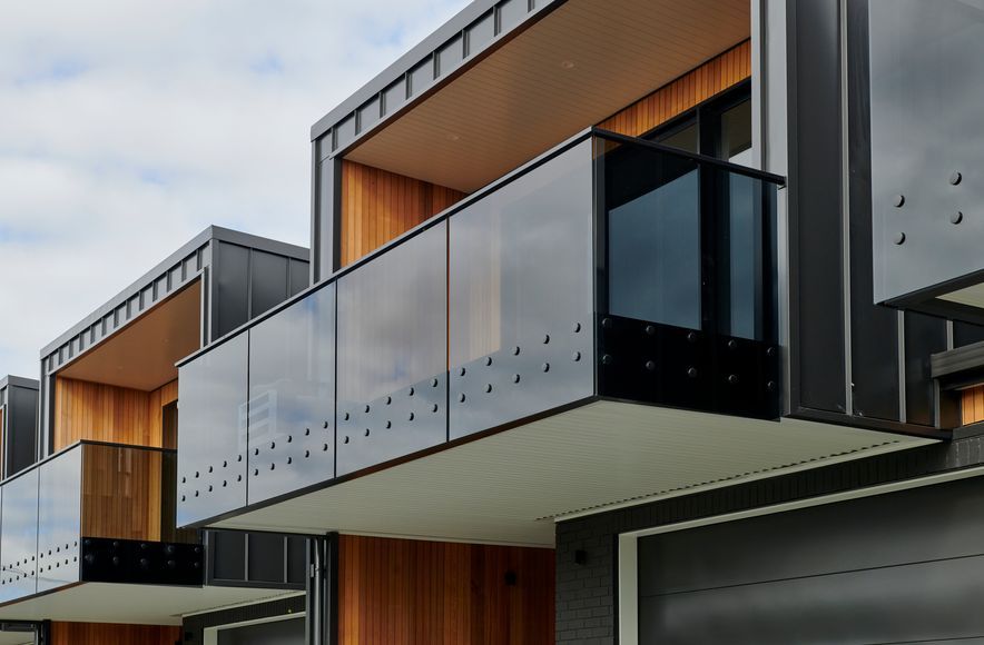Striking Tinted Frameless Glass Balustrade