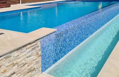 Infinity Edge Pool and Concealed Pool Cover