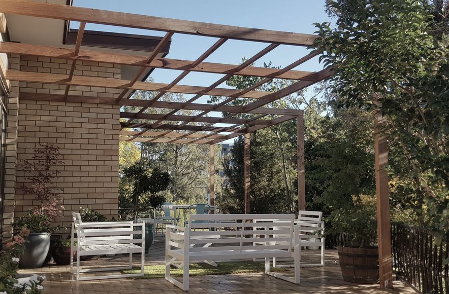 Mid-Century Pergola