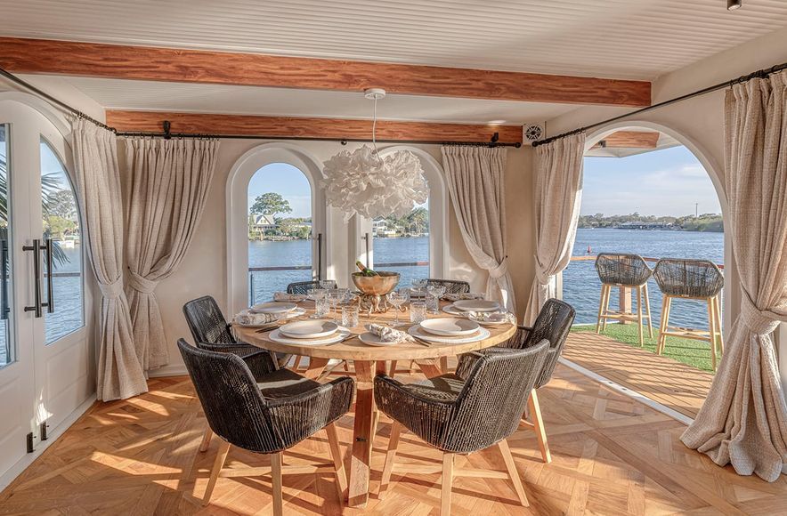 Set Sail on the French Martini Houseboat, QLD