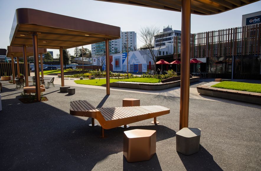 Masonic Park - Tauranga Streetscape