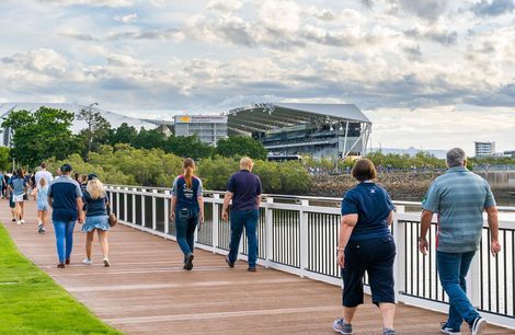 Townsville Central Park and Stadium Boardwalk