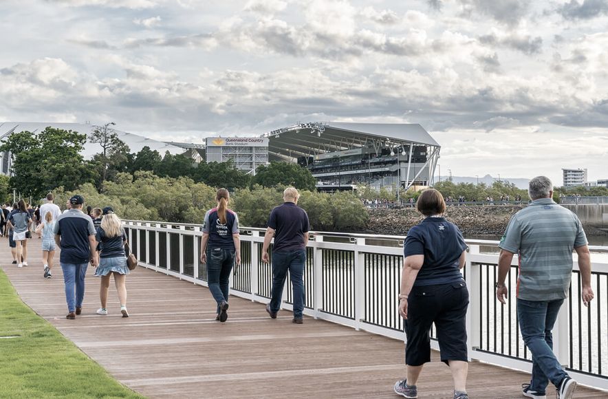 Townsville Central Park and Stadium Boardwalk