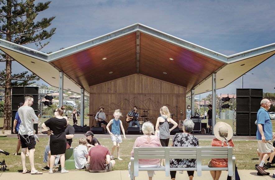 Coffy Harbour Jetty Foreshores New bandstand and Picnic Shelter